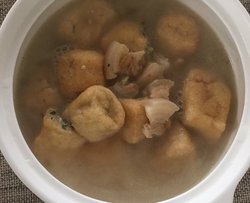 肉馅油豆腐汤