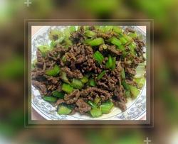 芹菜炒牛肉