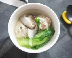 香菇青菜肉丸汤