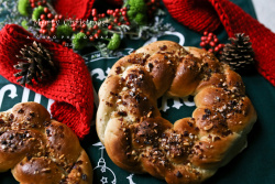 圣诞花环面包——软胖版