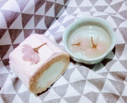 樱花蛋糕卷