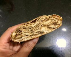 麻酱烧饼和牛肉XO酱烧饼