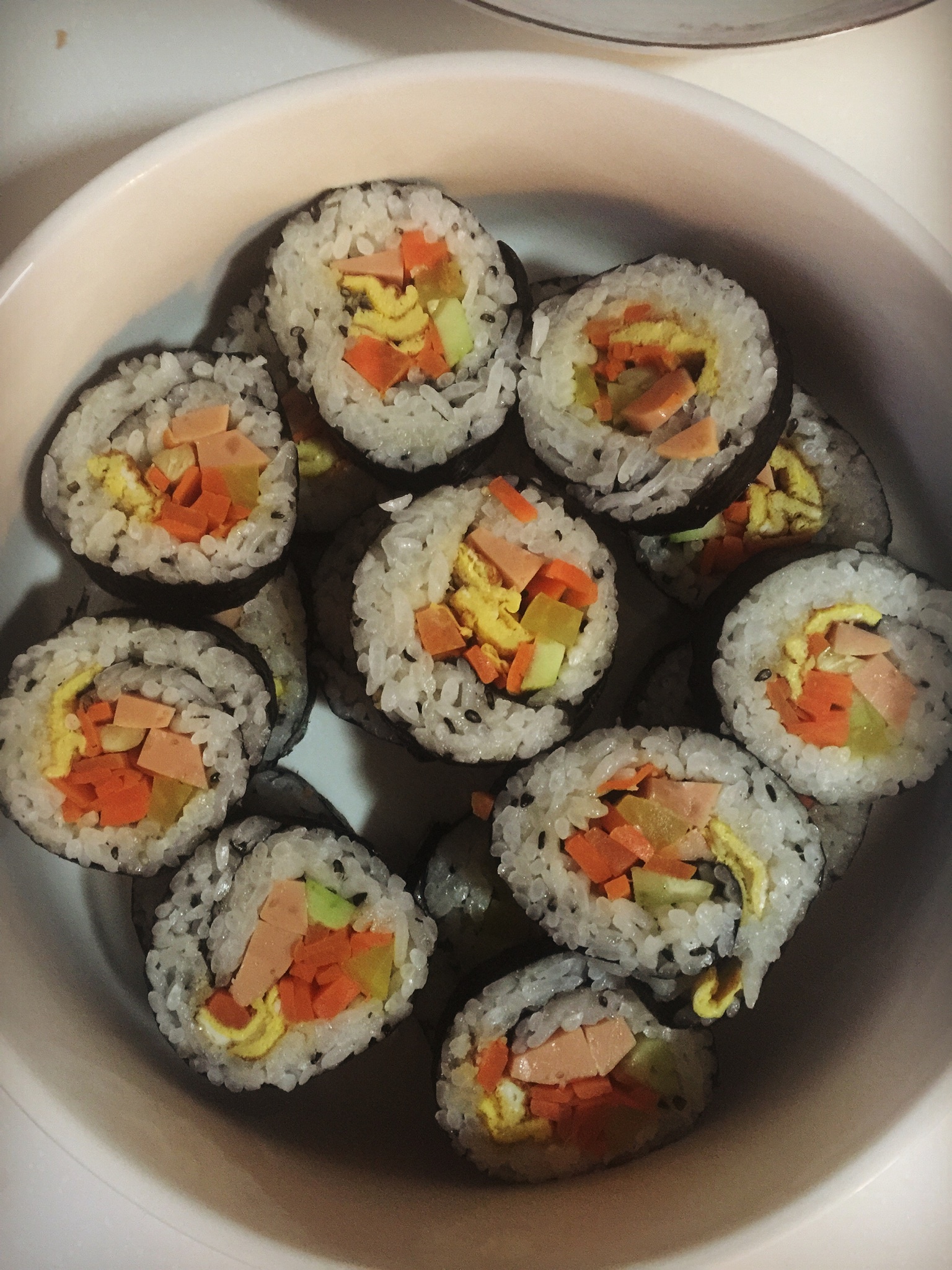 超级好吃的紫菜包饭卷