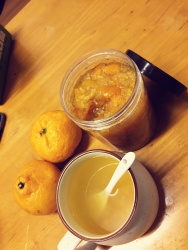 桔皮柚子蜂蜜茶