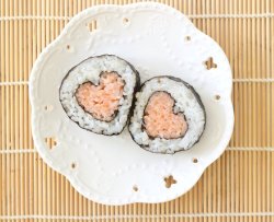 造型寿司❥送你一颗心