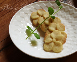 之花朵饼干