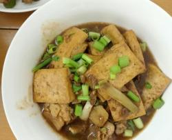 酱汁脆香豆腐家常菜