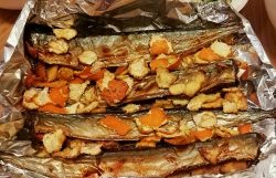 橘皮烤秋刀鱼
