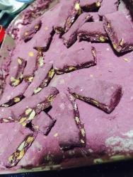 紫薯花生牛轧糖
