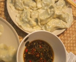 韭菜鸡蛋豆腐水饺