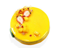 芒果百香果慕斯 Mango Mousse With Pineapple Jelly