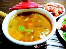 让人干锅底儿的韩式大酱汤