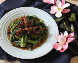 豆豉鲮鱼油麦菜