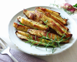 普罗旺斯香草烤红薯块Herbes  Provence Roasted Sweet Potato Wedges