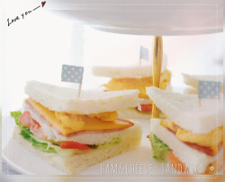 英式下午茶——芝士火腿三明治