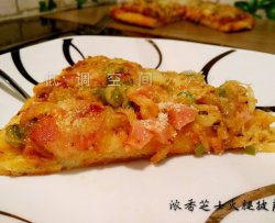 浓香芝士火腿披萨