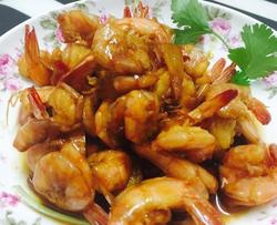 油爆虾球
