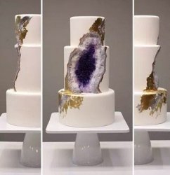 溶洞水晶婚礼蛋糕11步超详细翻糖制作图解教程