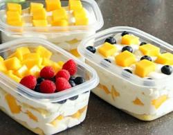 超简单的奶油水果盒