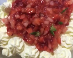 草莓奶油吐司蛋糕