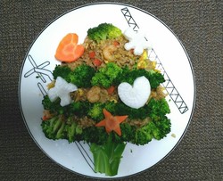 圣诞树炒饭