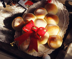 圣诞树面包--焦糖苹果馅儿