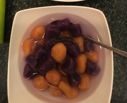 蜂蜜紫薯芋圆
