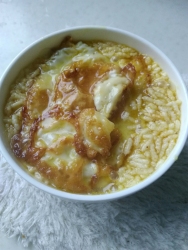 早餐鸡蛋泡炒米-安徽特色小吃