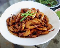 杭州婆婆版的油爆虾