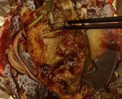 铁板鲈鱼