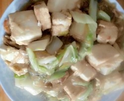 好吃的。白菜炖粉条