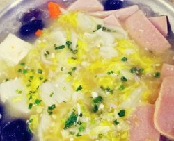 泡菜土豆排骨汤