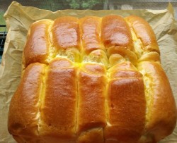 超级简单拉丝甜面包