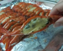 蒜蓉芝士烤虾