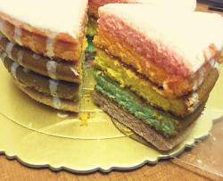 彩虹蛋糕低脂低糖6寸版