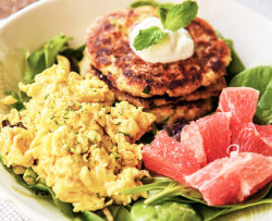 香葱土豆鸡蛋饼 Potato Pancakes