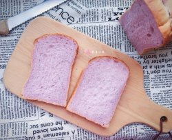 70%中种法紫薯吐司美美的紫色