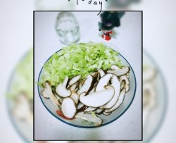 香菇白菜虾仁粥