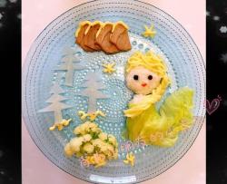 冰雪奇缘 艾莎 创意儿童餐