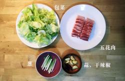 回锅肉炒手撕包菜