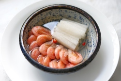 醋泡萝卜北极甜虾