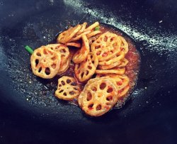 热菜—甜辣藕片