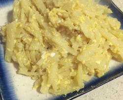 土豆丝炒鸡蛋