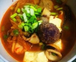 韩式海鲜泡菜汤