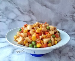 杂蔬鸡丁