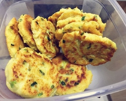 黄金豆渣饼