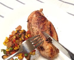 爆炸鸡胸肉