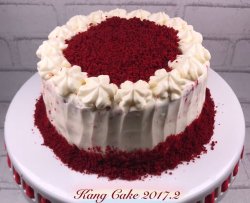 传统红丝绒蛋糕