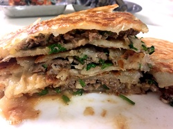 快手牛肉千层饼