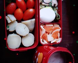 普通食材的工作便当